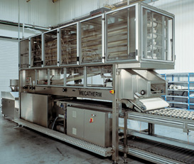 מערכת תעשייתית אוטומטית לייצור באגט, חלקי באגט ולחם Mecatherm Baguette production